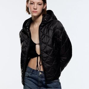 Womens Hooded Quilted Jacket